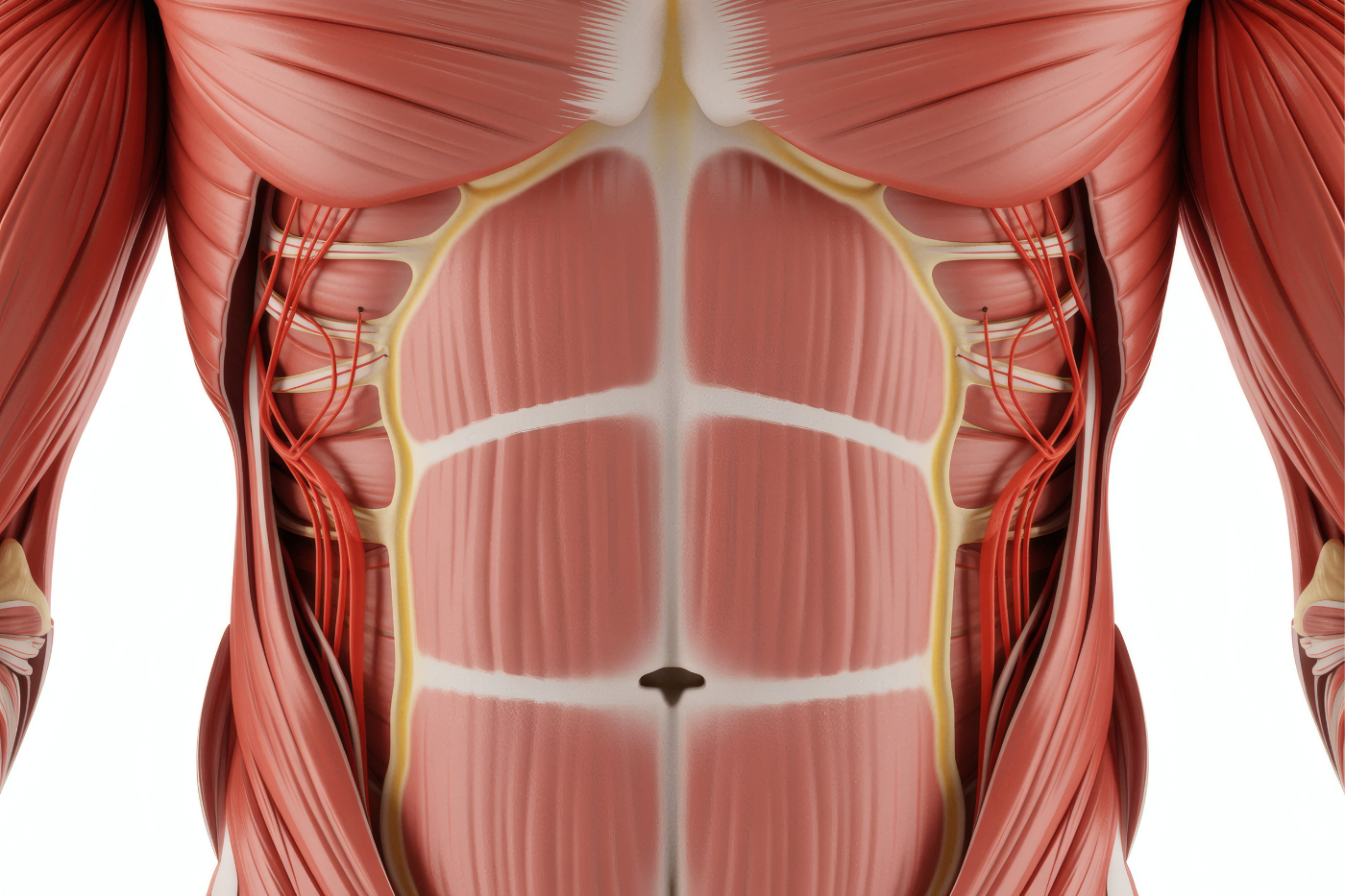 Schematische Darstellung der Core-Anatomie als Kraftzylinder